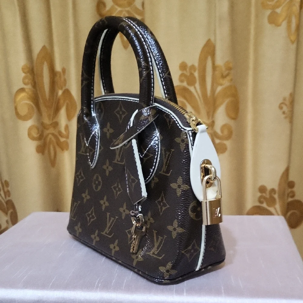Designer Inspired Mini Monogram Handbag - Picture 2 of 12